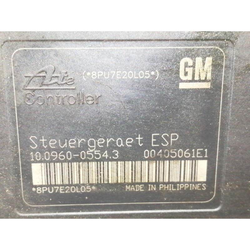 Recambio de abs para opel astra gtc sport referencia OEM IAM 13246535 10020602904 00405061E1 8PU7E20L05 10096005543 