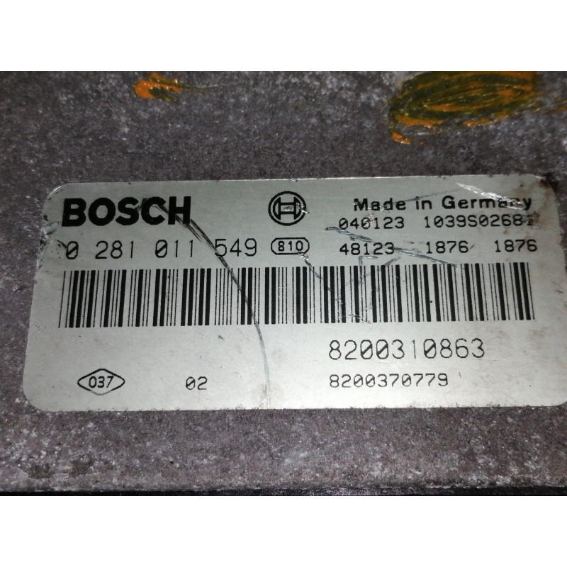 Recambio de centralita motor uce para renault megane ii berlina 3p confort authentique referencia OEM IAM 0281011549  