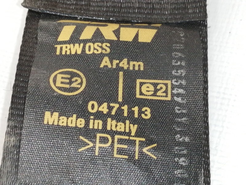 Recambio de cinturon seguridad delantero derecho para iveco daily caja cerrada (2006 =>) caja cerrada 35c... batalla 3000l refer