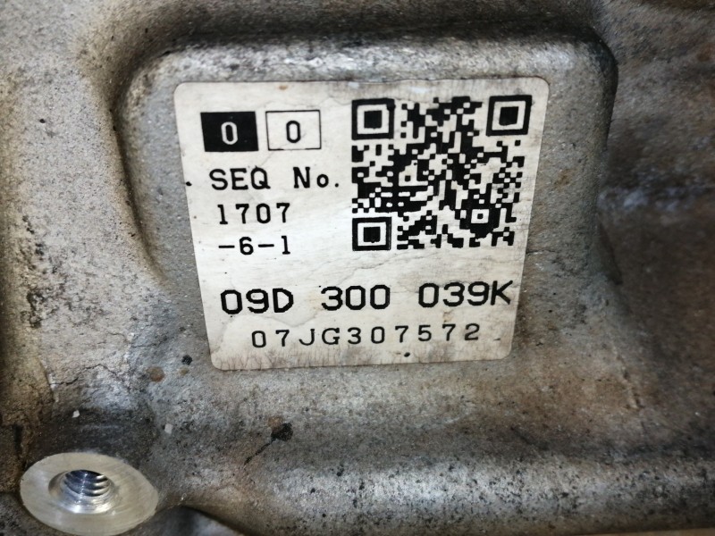 Recambio de caja cambios para volkswagen touareg (7l6) v6 tdi referencia OEM IAM KQZ 09D300039K / TR60SN 09D321105