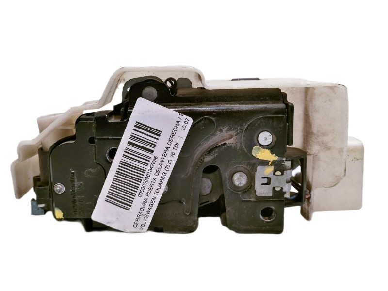Recambio de cerradura puerta delantera derecha para volkswagen touareg (7l6) v6 tdi referencia OEM IAM 7L0837090 PA6630FV 3D1837