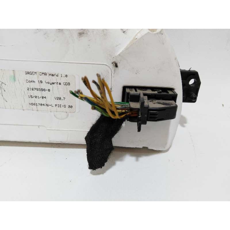 Recambio de cuadro instrumentos para citroën c2 sx referencia OEM IAM P9652008080  