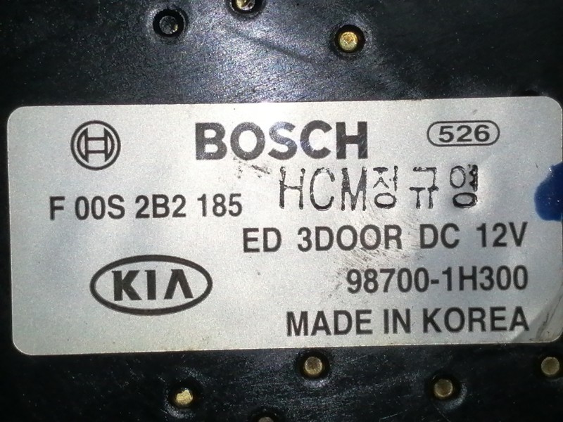 Recambio de motor limpia trasero para hyundai ix35 classic 2wd referencia OEM IAM 987001H300 F00S2B2185 