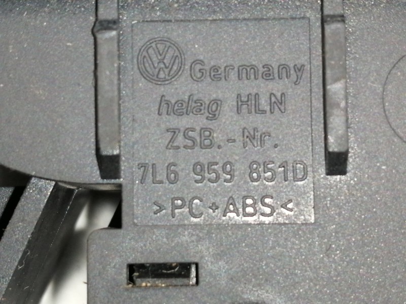 Recambio de mando elevalunas trasero derecho para volkswagen touareg (7l6) v6 tdi referencia OEM IAM 7L6959851D 7L6959855C 