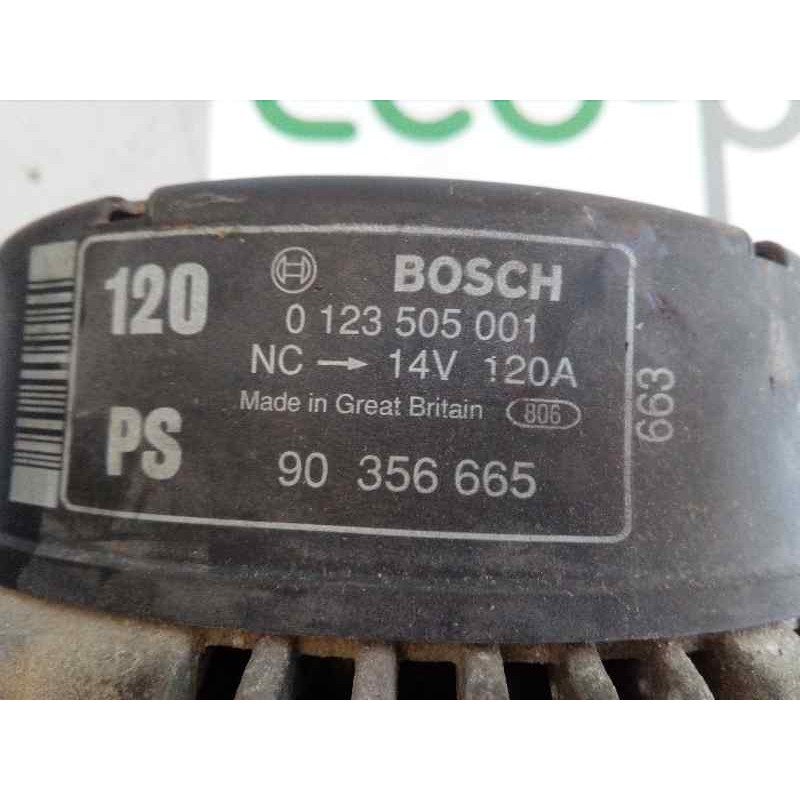 Recambio de alternador para opel frontera a sport referencia OEM IAM 0123505001  