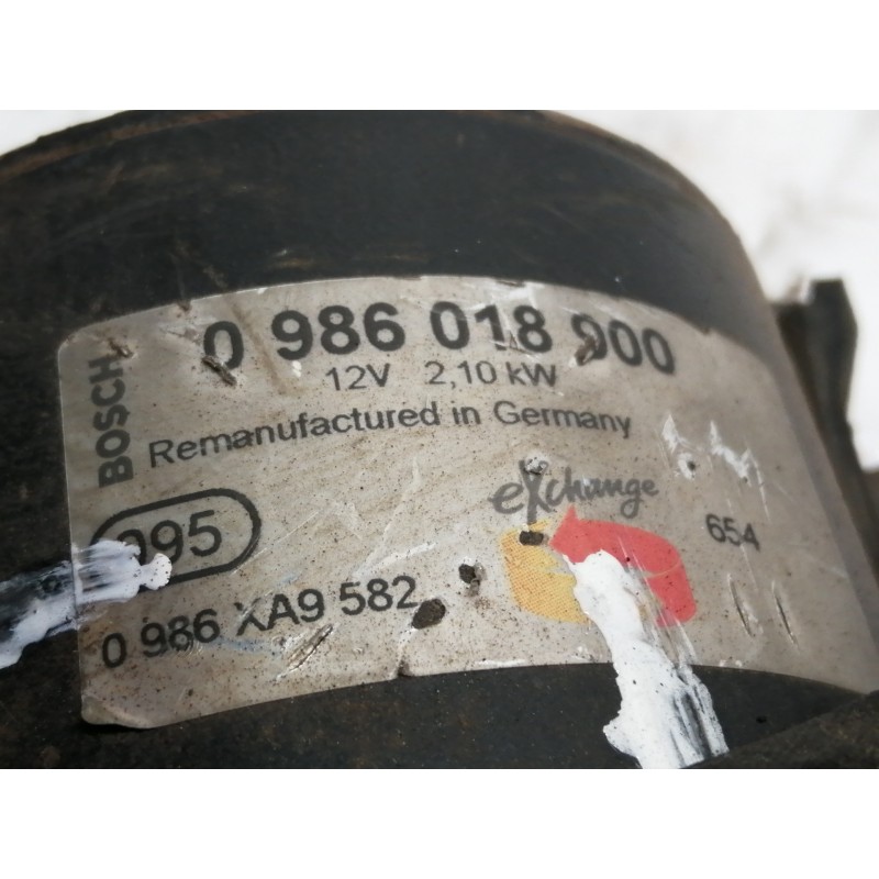 Recambio de motor arranque para suzuki sx4 rw (ey) glx referencia OEM IAM 0986018000  