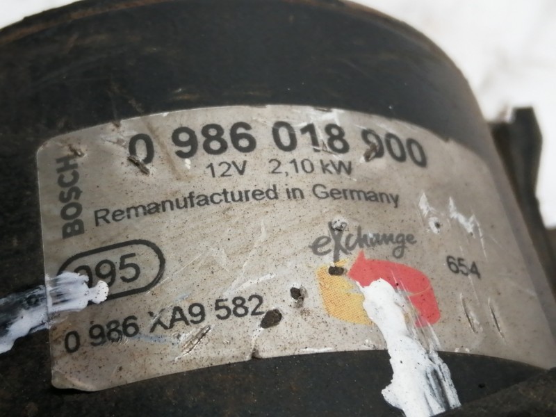 Recambio de motor arranque para suzuki sx4 rw (ey) glx referencia OEM IAM 0986018000  