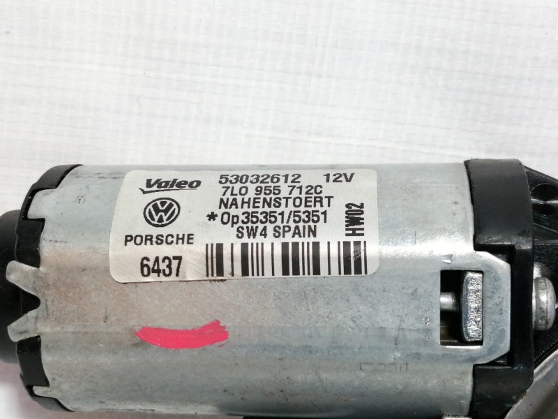 Recambio de motor limpia trasero para volkswagen touareg (7l6) v6 tdi referencia OEM IAM 7L0955712C 53032612 