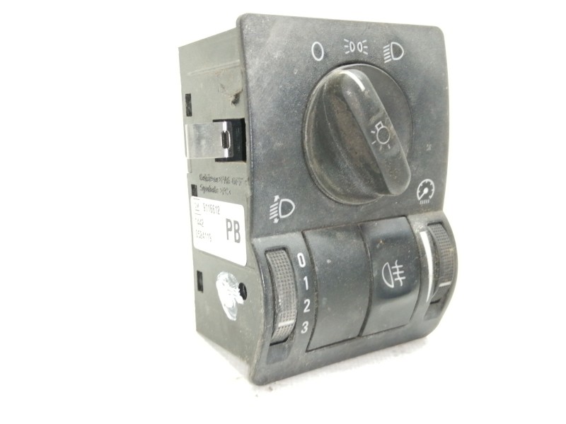 Recambio de mando luces para opel corsa c club referencia OEM IAM 9116612  