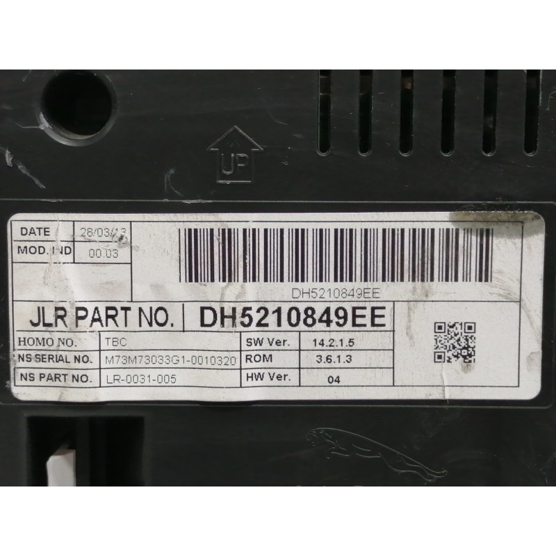 Recambio de cuadro instrumentos para land rover freelander (lr2) td4 xs referencia OEM IAM DH5210849EE  