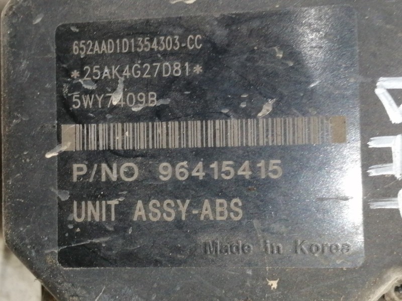 Recambio de abs para chevrolet tacuma se referencia OEM IAM 96415415 5WY7409B 96415415 