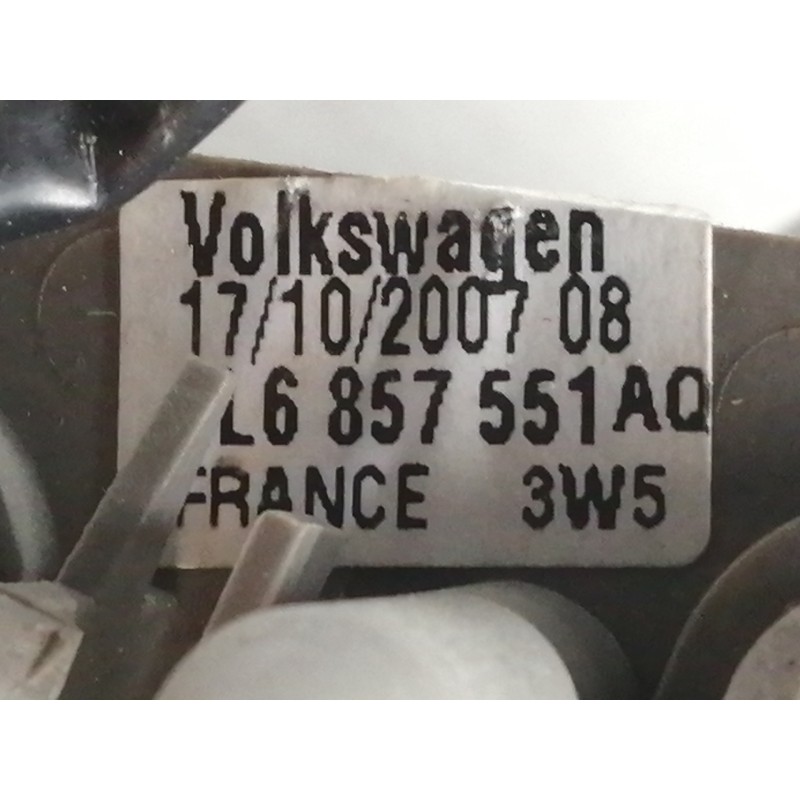 Recambio de parasol izquierdo para volkswagen touareg (7l6) v6 tdi referencia OEM IAM 7L6857551AQ  