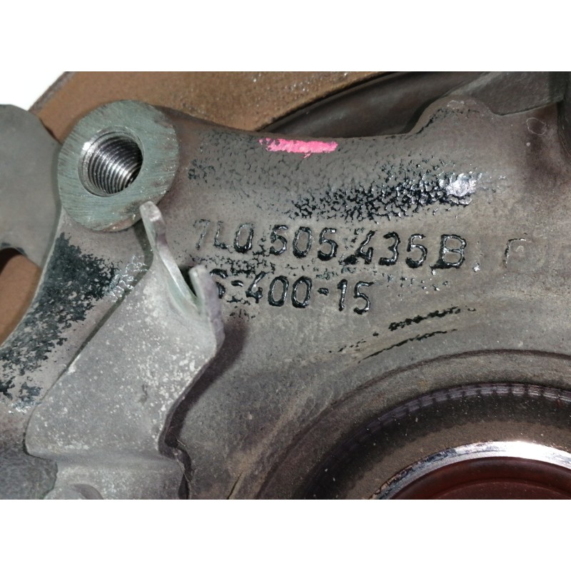 Recambio de mangueta trasera izquierda para volkswagen touareg (7l6) v6 tdi referencia OEM IAM 7L0505435B  