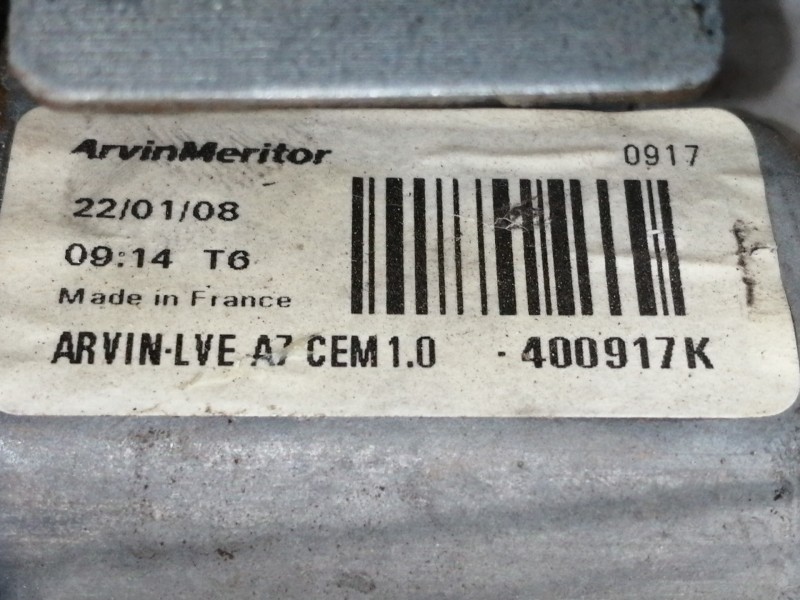 Recambio de elevalunas delantero izquierdo para peugeot 207 urban referencia OEM IAM 9681181980S 400917K ELECTRICO