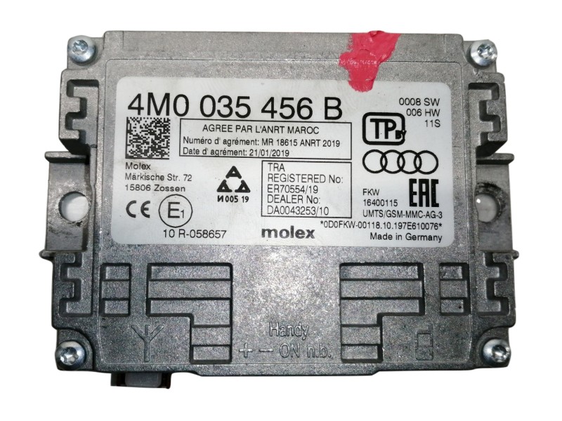 Recambio de modulo electronico para cupra ateca 2.0tsi 4drive referencia OEM IAM 4M0035456B  