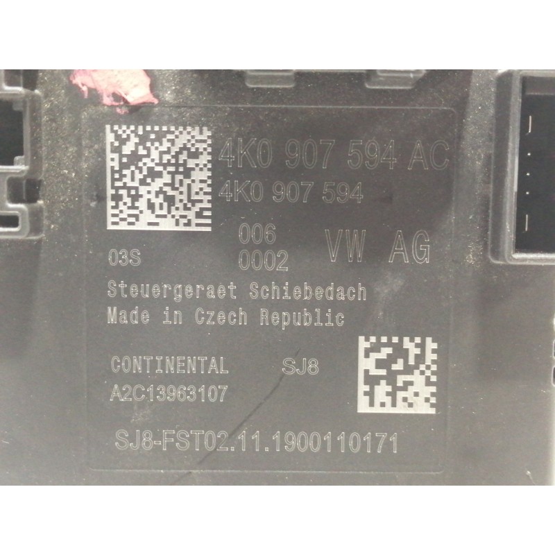 Recambio de modulo electronico para cupra ateca 2.0tsi 4drive referencia OEM IAM 4K0907594AC  