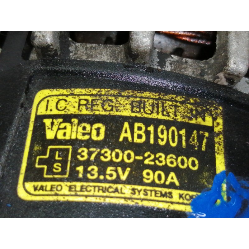 Recambio de alternador para hyundai coupe (rd) 2.0 fx referencia OEM IAM 3730023600  