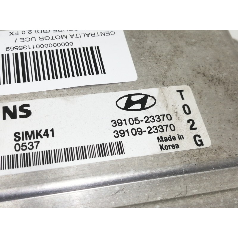 Recambio de centralita motor uce para hyundai coupe (rd) 2.0 fx referencia OEM IAM 3910523370  