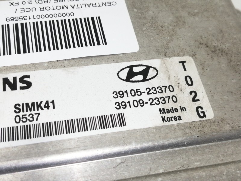 Recambio de centralita motor uce para hyundai coupe (rd) 2.0 fx referencia OEM IAM 3910523370  