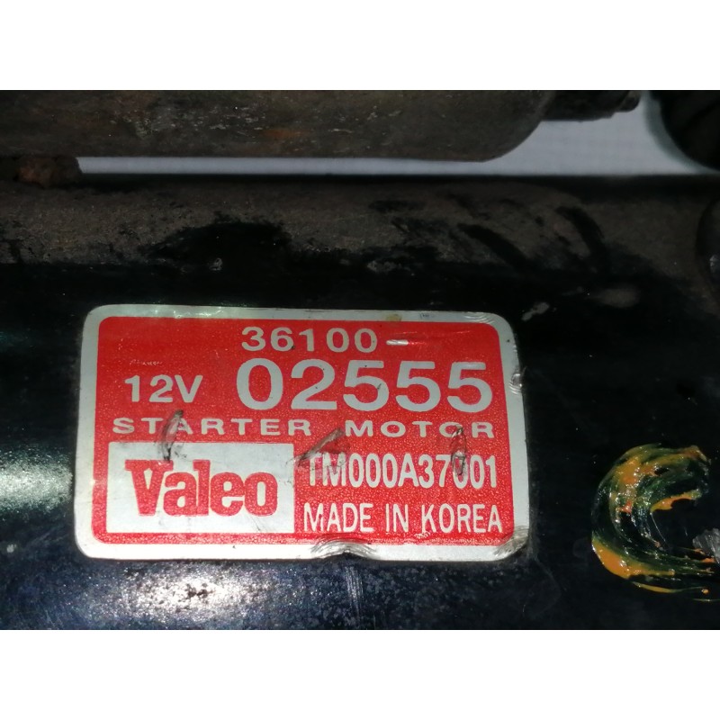 Recambio de motor arranque para kia picanto 1.0 lx referencia OEM IAM 3610002555  