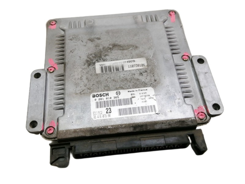 Recambio de centralita motor uce para citroën c5 berlina 2.0 hdi x referencia OEM IAM 0281010365 9641607980 28FM0260