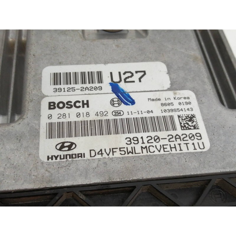 Recambio de centralita motor uce para hyundai i40 style blue referencia OEM IAM 391252A209  