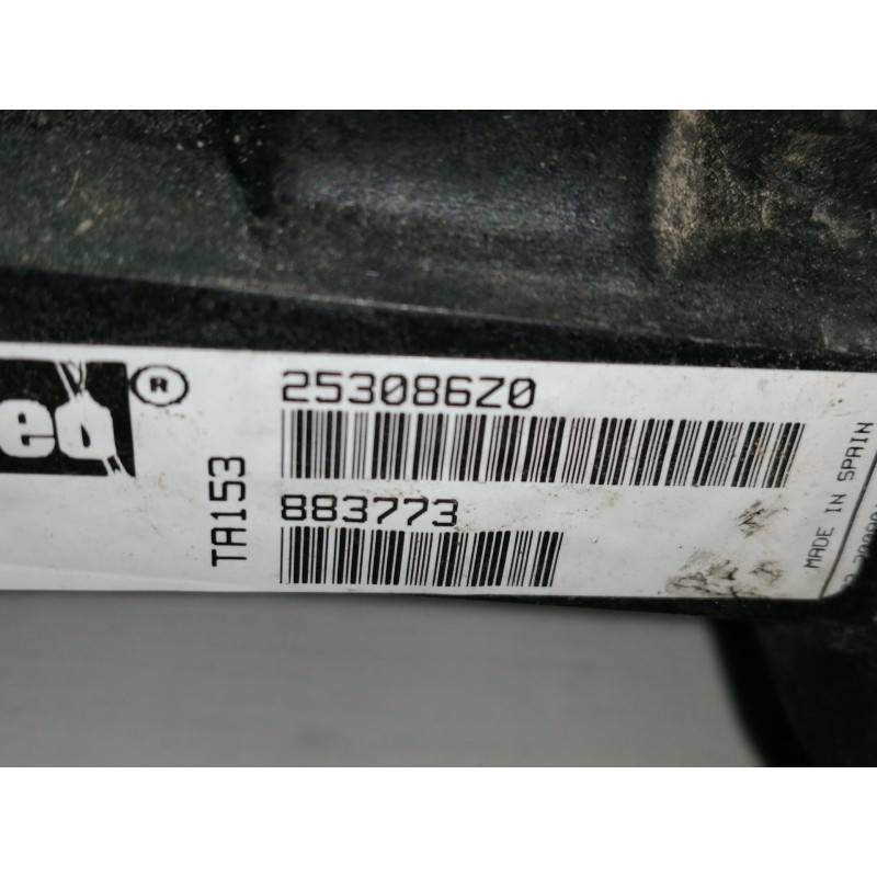 Recambio de radiador agua para citroën bx berlina 1.8 turbodiesel referencia OEM IAM 253086Z0  