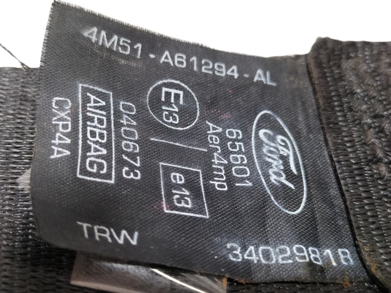 Recambio de cinturon seguridad delantero derecho para ford focus lim. (cb4) trend referencia OEM IAM 4M51A61294AL  