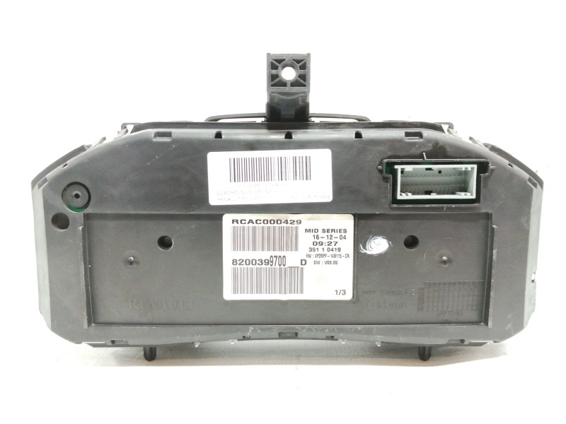 Recambio de cuadro instrumentos para renault megane ii coupe/cabrio authentique referencia OEM IAM 2RPF10A855A  