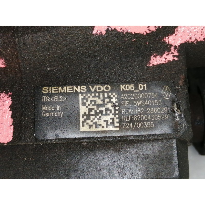 Recambio de bomba inyeccion para renault megane ii familiar authentique referencia OEM IAM 8200430599  