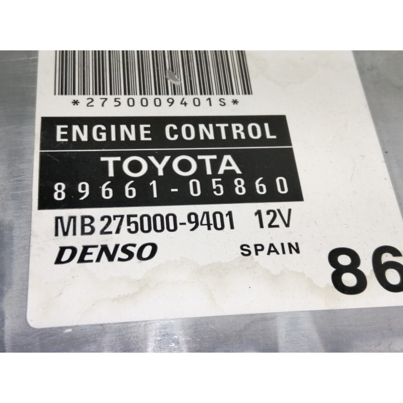 Recambio de centralita motor uce para toyota avensis berlina (t25) 1.8 sol sedán (4-ptas.) referencia OEM IAM 8966105860  
