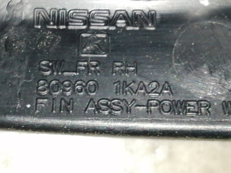 Recambio de mando elevalunas delantero izquierdo para nissan juke (f15) tekna premium referencia OEM IAM 090EA01 254011KK5E 8096