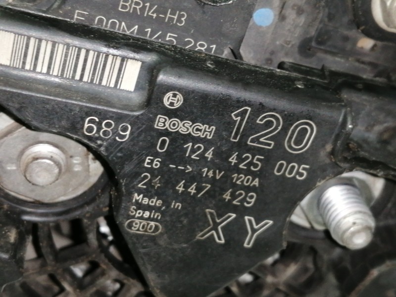 Recambio de alternador para fiat stilo (192) 1.6 16v cat referencia OEM IAM 0124425005  
