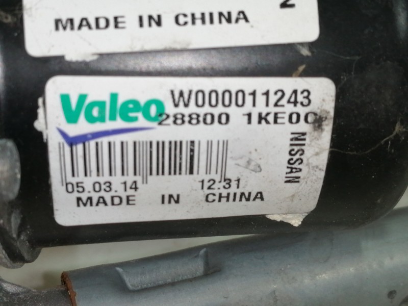 Recambio de motor limpia delantero para nissan juke (f15) tekna premium referencia OEM IAM W000011243  