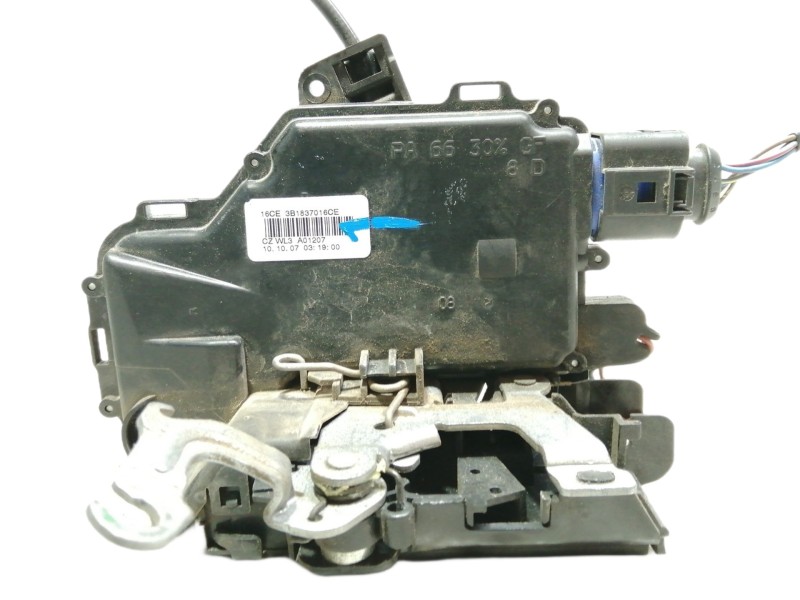 Recambio de cerradura puerta delantera derecha para skoda fabia (5j2 ) spirit referencia OEM IAM 3B1837016CE  