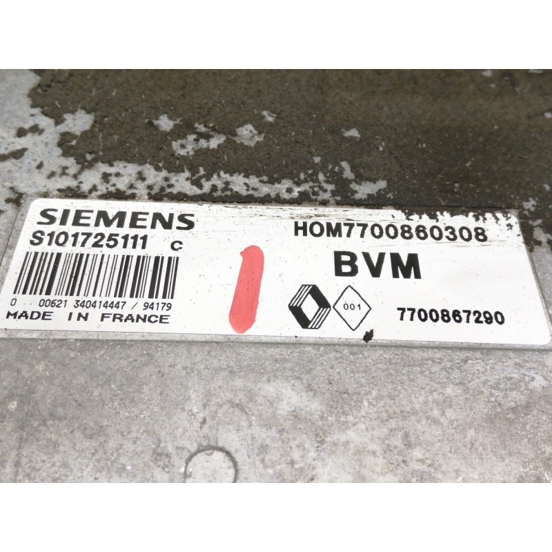 Recambio de centralita motor uce para renault laguna (b56) 1.8 rn (b56b) referencia OEM IAM S101725111C  
