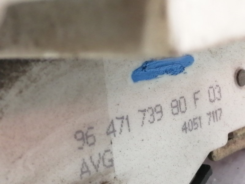 Recambio de cerradura puerta delantera izquierda para citroën c4 coupe vtr plus referencia OEM IAM 9647173980 9647173980F 