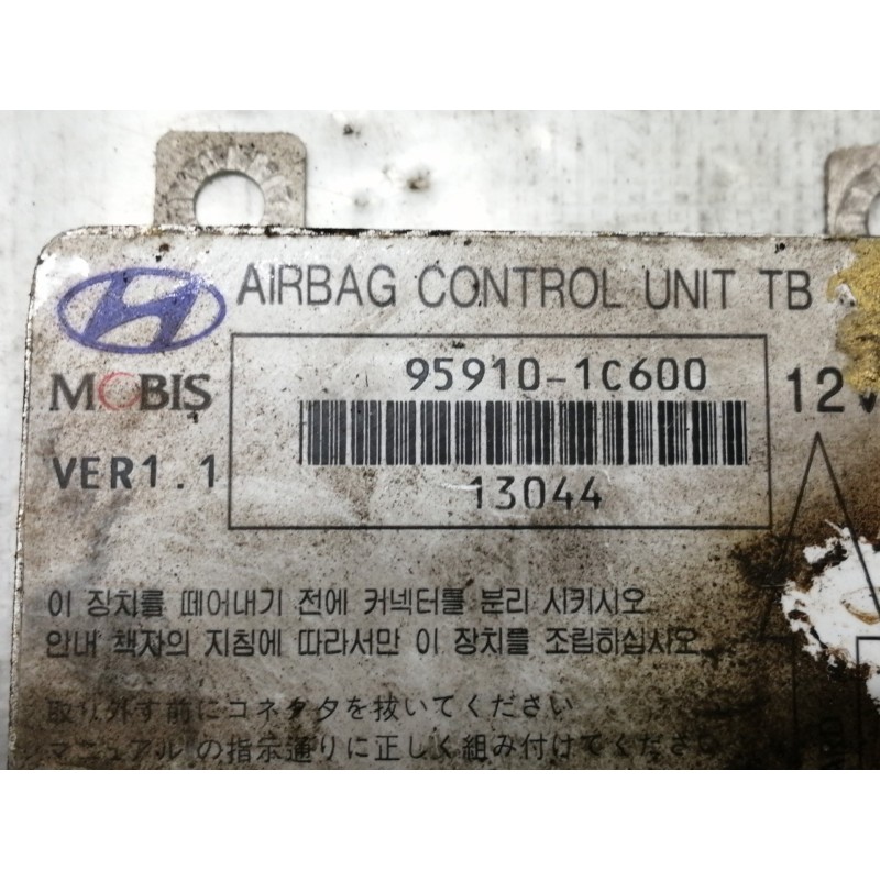 Recambio de centralita airbag para hyundai getz (tb) 1.5 crdi referencia OEM IAM 959101C600  