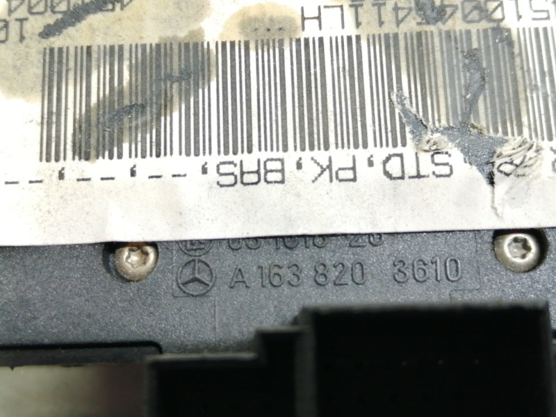 Recambio de interruptor para mercedes-benz clase m (w163) 270 cdi (163.113) referencia OEM IAM A1638203610  MANDO LUZ INTERIOR