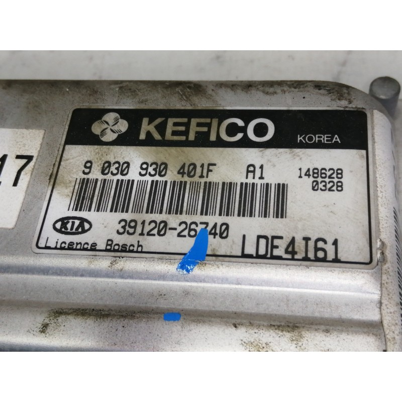Recambio de centralita motor uce para kia cerato 1.6 lx berlina (4-ptas.) referencia OEM IAM 3912026740 9030930401F 3910526740