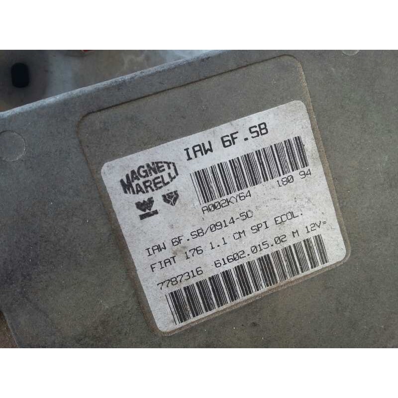 Recambio de centralita motor uce para fiat punto berl. (176) 55 s referencia OEM IAM IAW6FSB  