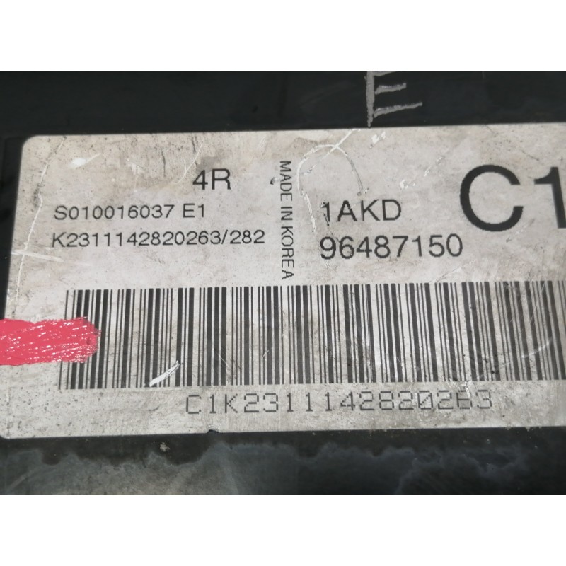 Recambio de centralita motor uce para chevrolet tacuma se referencia OEM IAM 96487150  