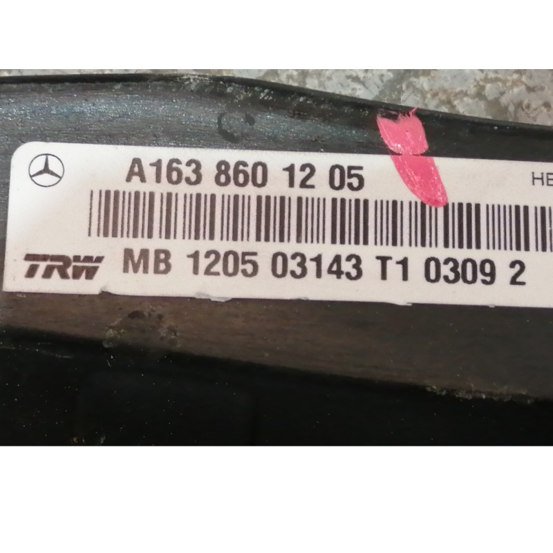 Recambio de airbag cortina delantero derecho para mercedes-benz clase m (w163) 270 cdi (163.113) referencia OEM IAM A1638601205 