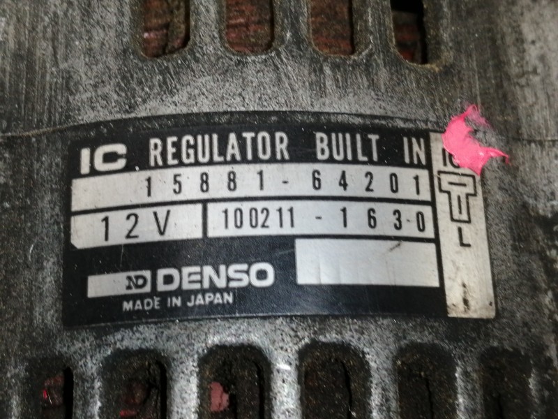 Recambio de alternador para aixam 400 402 referencia OEM IAM 1588164201  