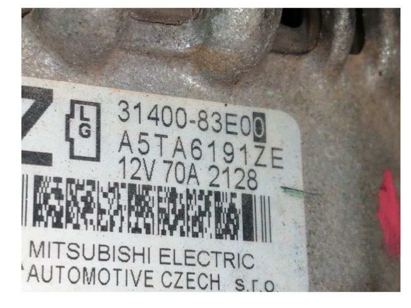 Recambio de alternador para suzuki wagon r+ rb (mm) 1.3 gl referencia OEM IAM 3140083E00  