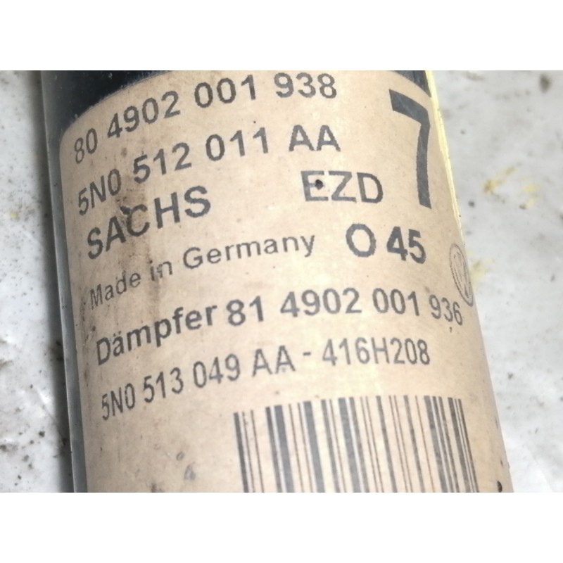 Recambio de amortiguador trasero derecho para volkswagen tiguan (5n1) country referencia OEM IAM 5N0512011AA 804902001938 / 8149