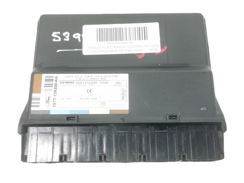 Recambio de modulo electronico para ford focus berlina (cak) trend referencia OEM IAM 1S7T15K600KA  