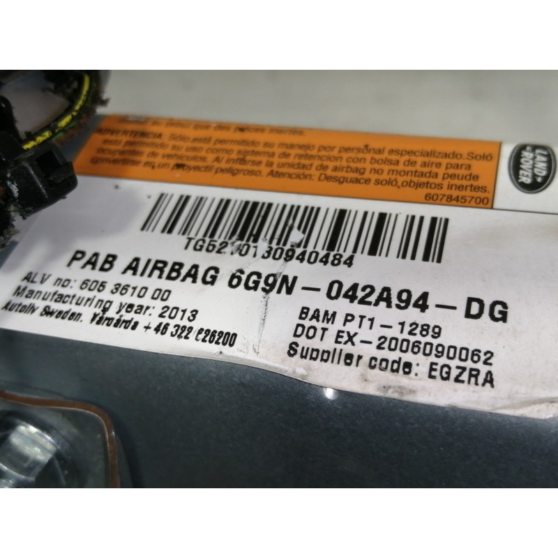 Recambio de airbag delantero derecho para land rover freelander (lr2) td4 xs referencia OEM IAM 609088700  