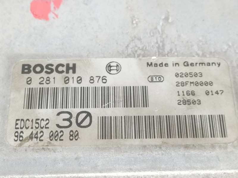 Recambio de centralita motor uce para peugeot 406 coupe (s1/s2) 2.2 hdi referencia OEM IAM 0281010876  