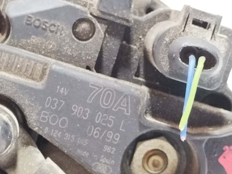 Recambio de alternador para volkswagen lupo (6x1/6e1) trendline referencia OEM IAM 037903025L  